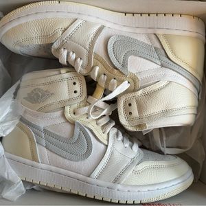 Women’s Air Jordan Retro 1 MM High “Coconut Milk”. (FB9891-100). Size 8.5.